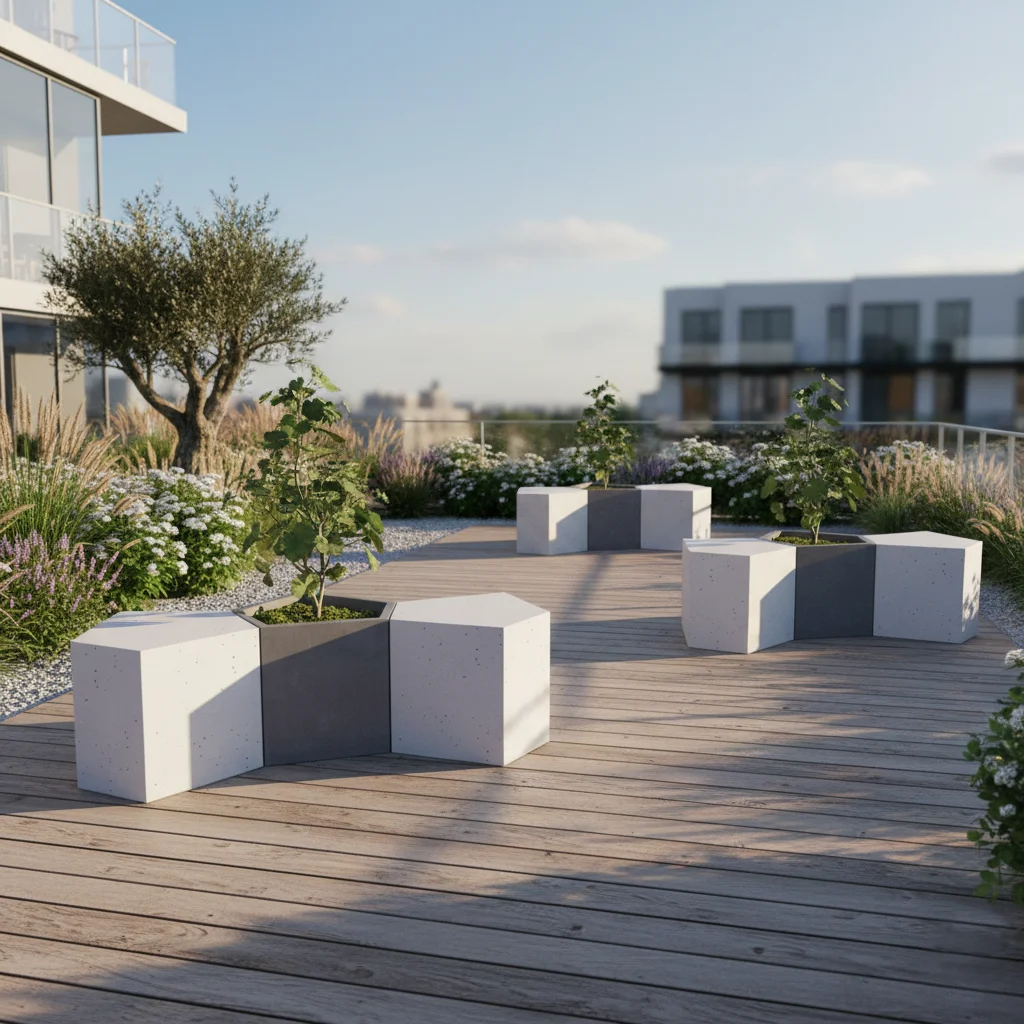 Maceta / Asiento Origen geométrico