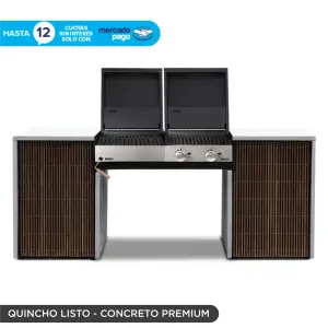 Quincho Listo Carbón 500 + Gas 500